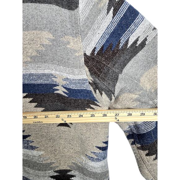 Jachs New York Jacket Shacket Wool Blend Sherpa Lined Aztec Southwestern Men XXL - Picture 4 of 8